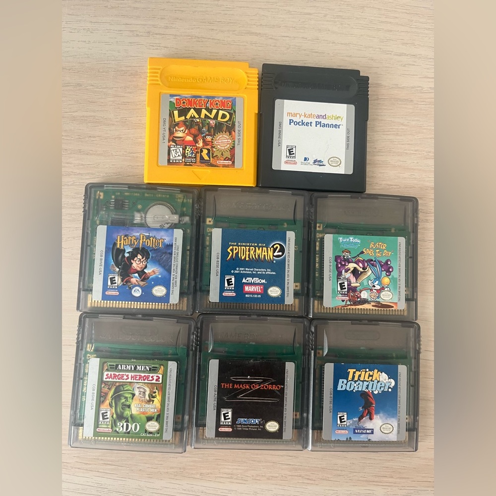 Game Boy and Game Boy Color Games
